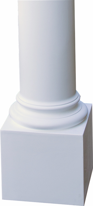 Plain doric entrance colomn for doorways and porches