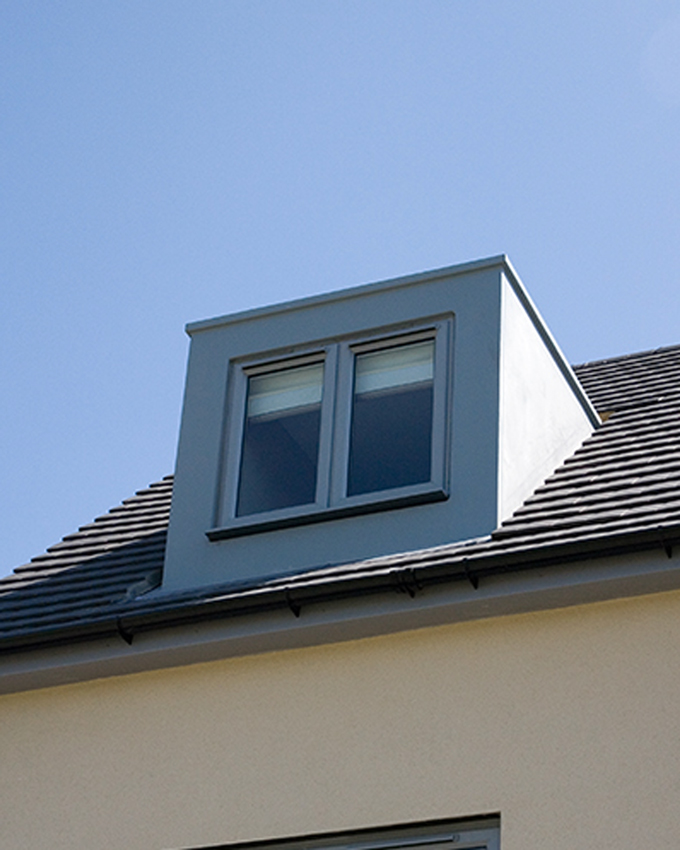 45° Flat Roof Dormer WBP:10530-04