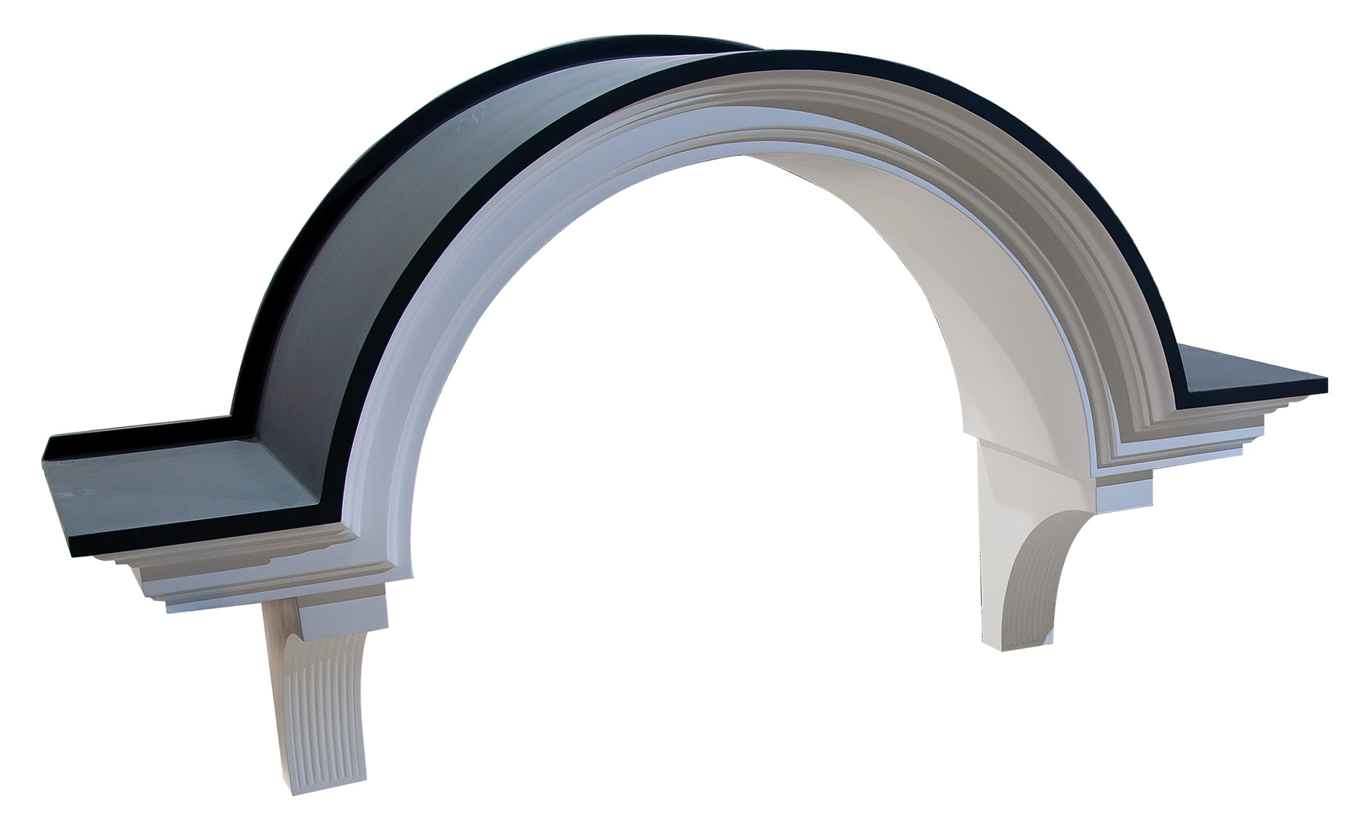 Aylesbury Series - 590 x 2030 Replica Lead Roof Canopy