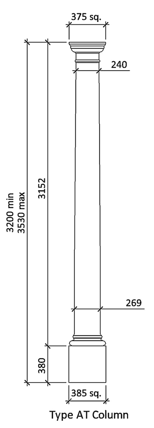 Plain Doric Column Type AT