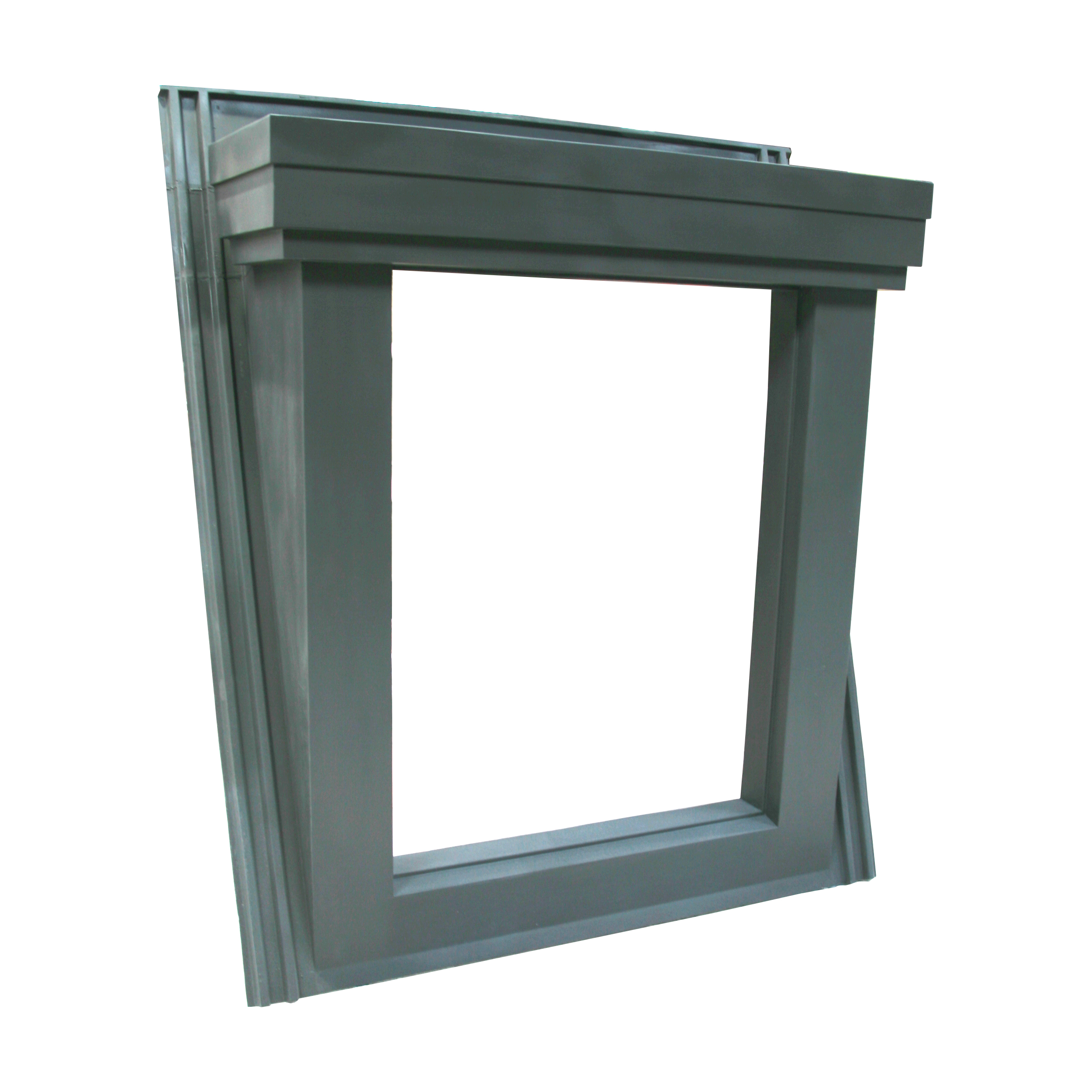 GRP dormer window for flat roofs
