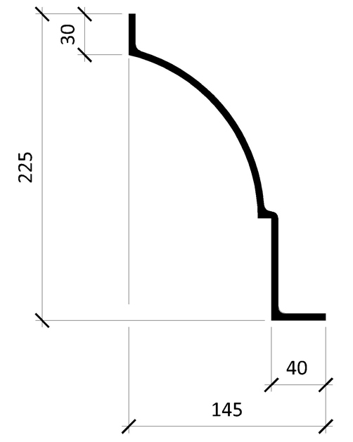 GRP Cornice Profile 62